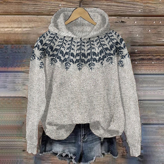 Vintage Trees Pattern Comfy Sweater Hoodie elevenforest