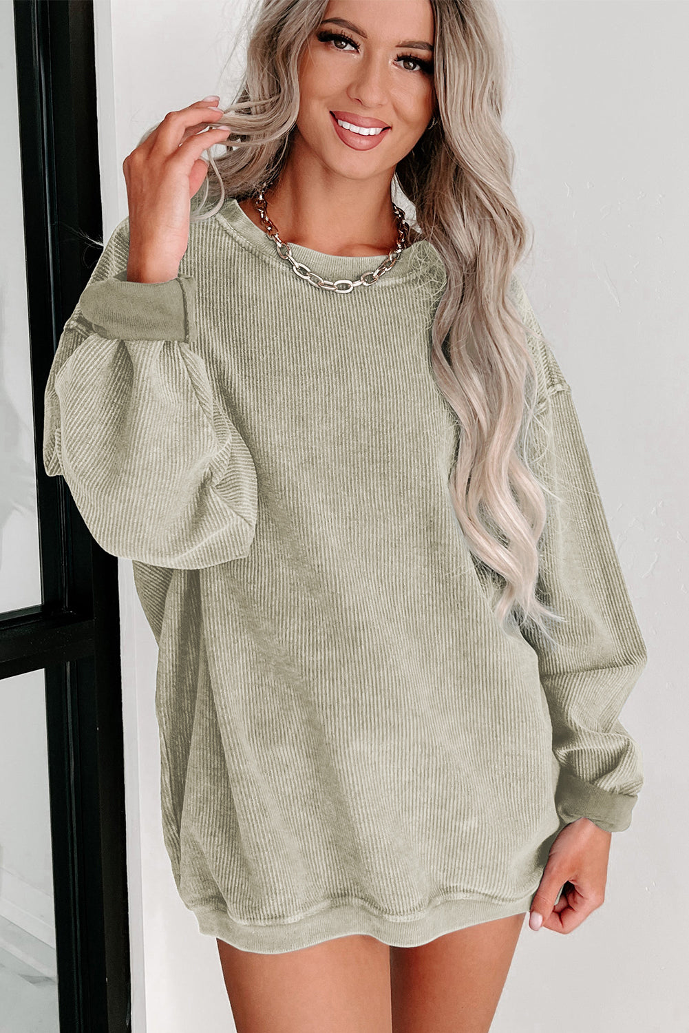 Maglione dal design curato