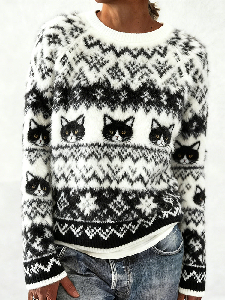 Maglione in stile vintage senza tempo