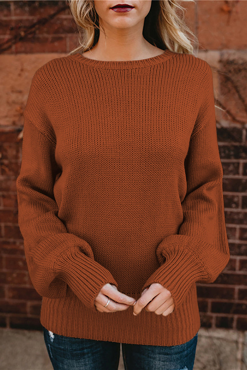 Maglione dal design curato