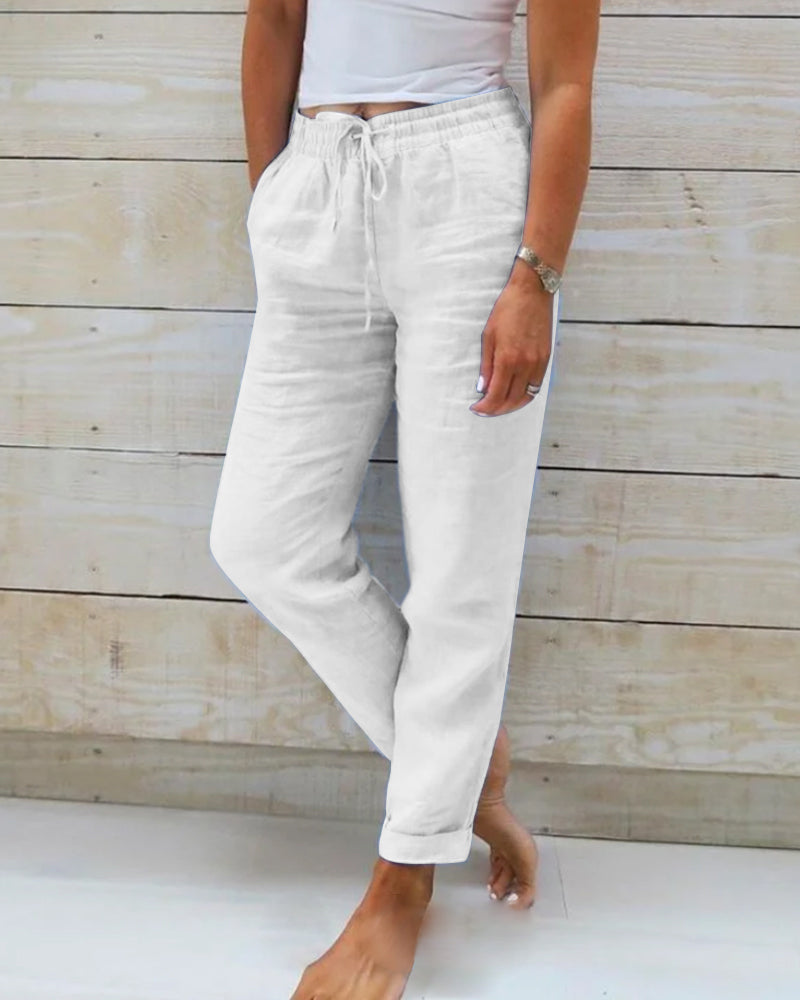 ER | Pantaloni classici con coulisse