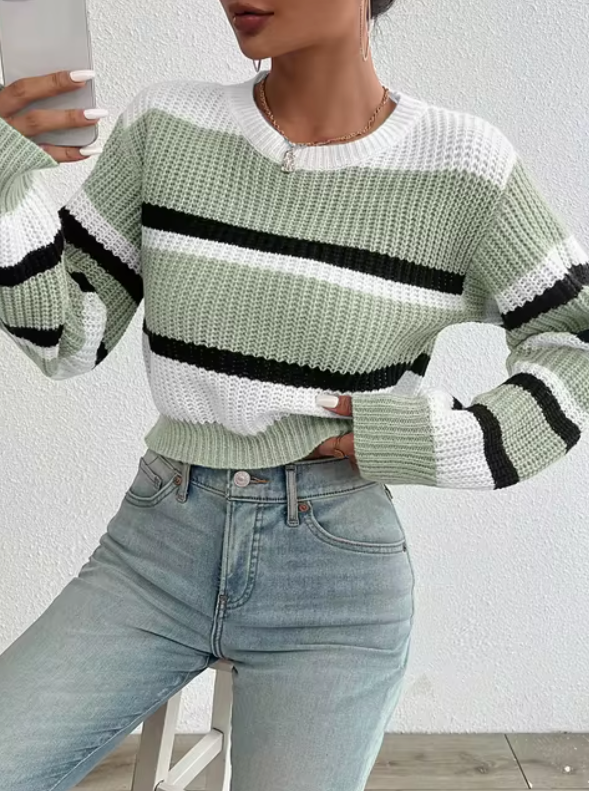 Maglione in stile vintage senza tempo