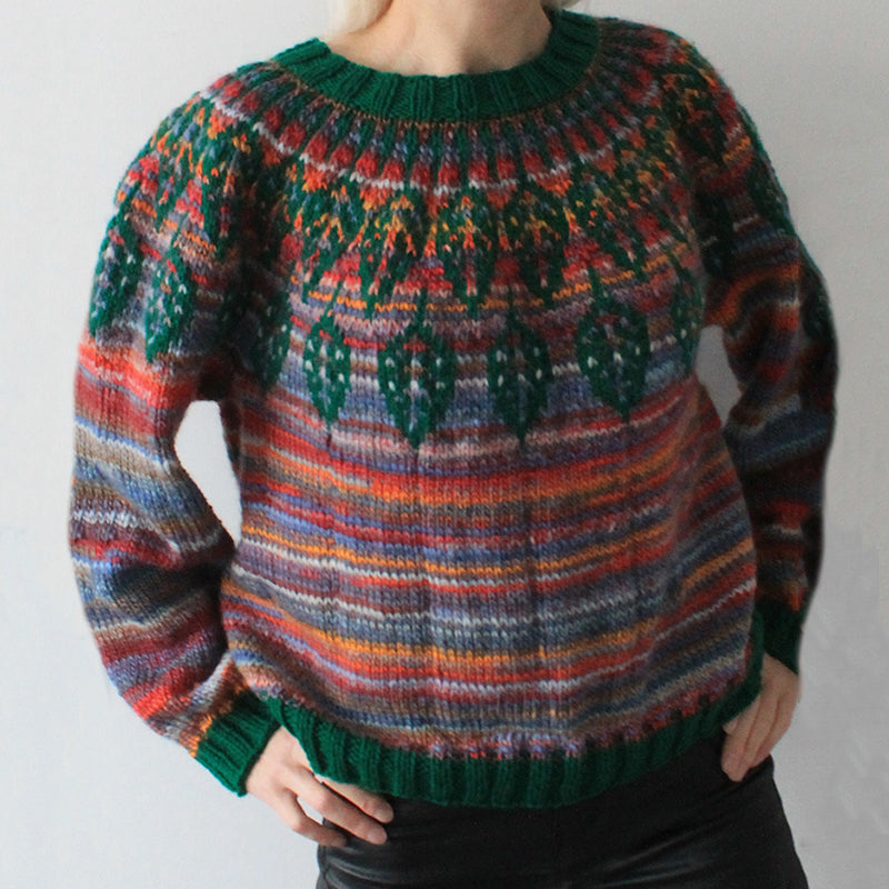 Maglione dal design curato