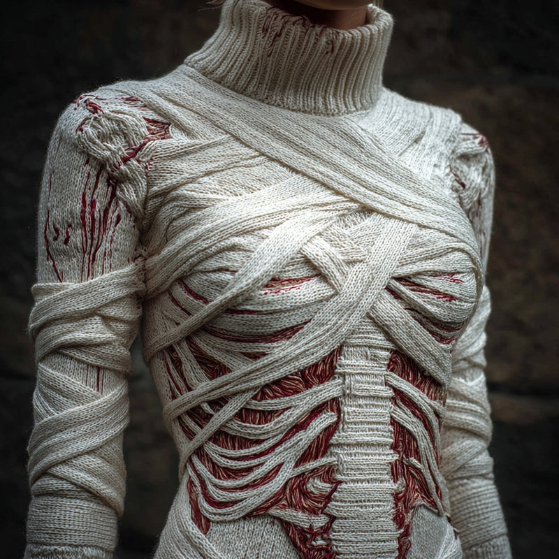 Maglione dal design curato