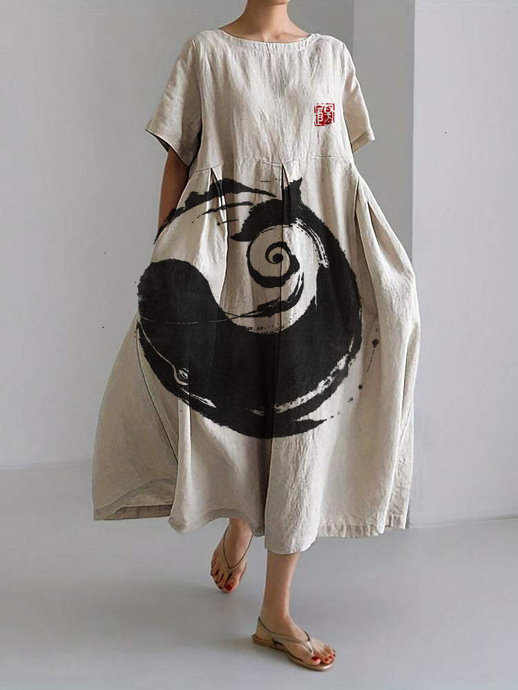 Vestito dal design curato