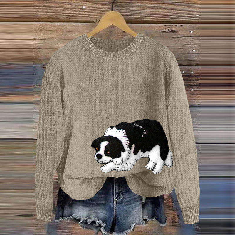 Maglione dal design curato