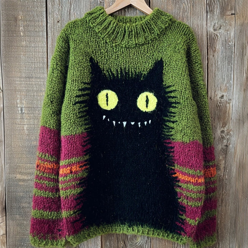 Maglione dal design curato