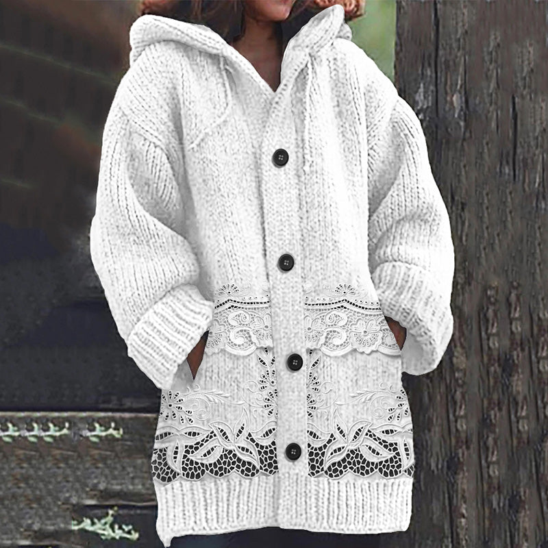 Vintage Embroidery Floral Knit Cozy Sweater artswardrobe