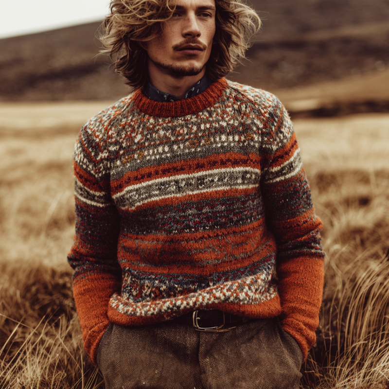Maglione dal design curato