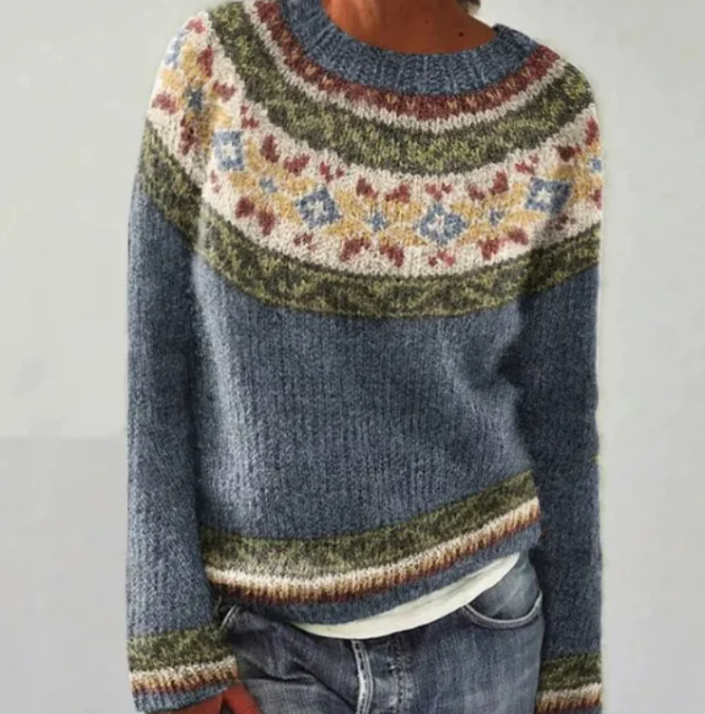 Maglione dal design curato