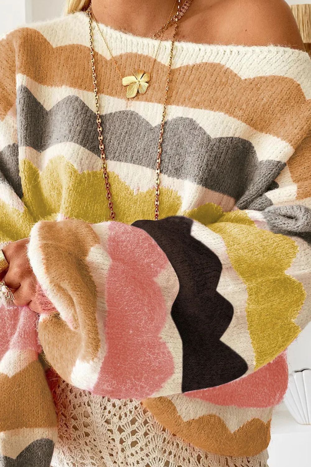 Maglione splendidamente realizzato