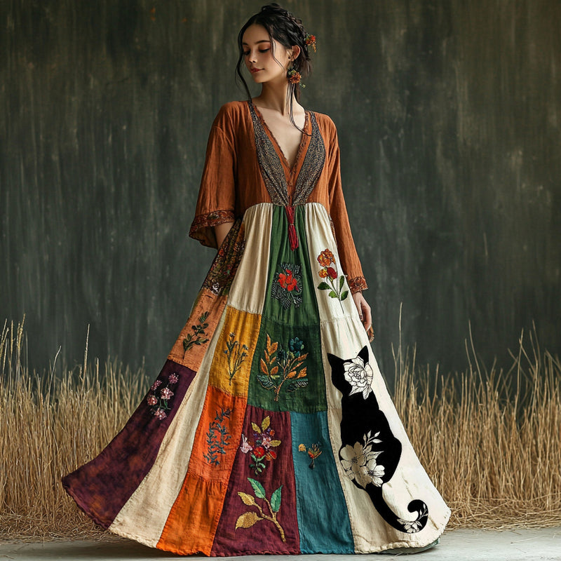 Vestito dal design curato