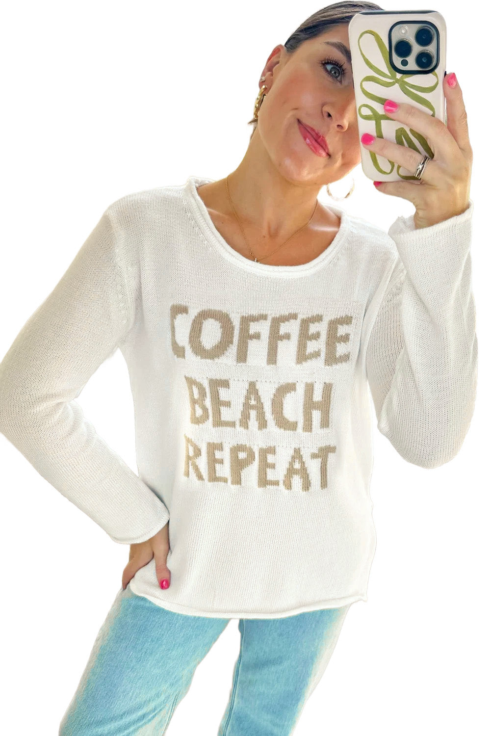 Maglione dal design curato