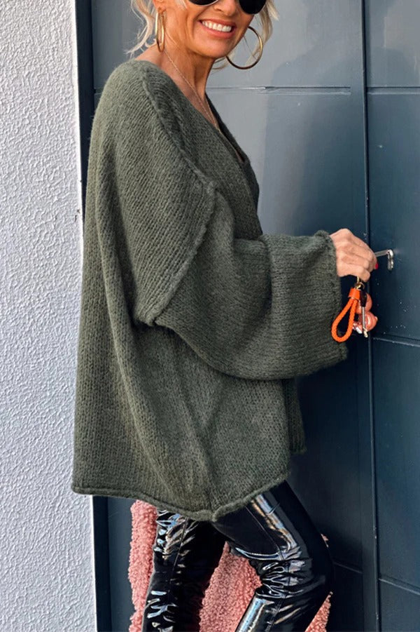 Maglione dal design curato