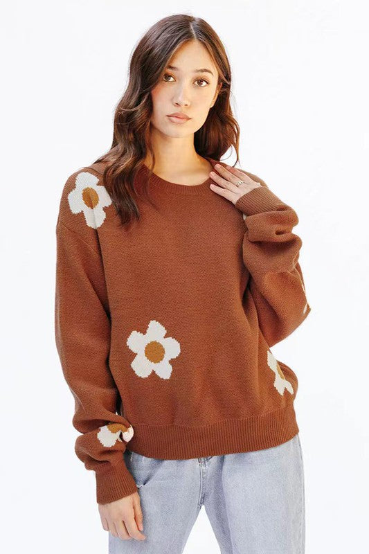 Elara® | Floral sweater