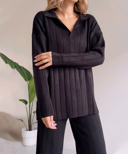 Victoria® | Two-piece V-neck sweater set