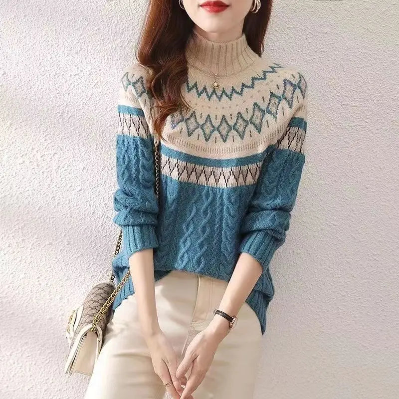 Maglione dal design curato