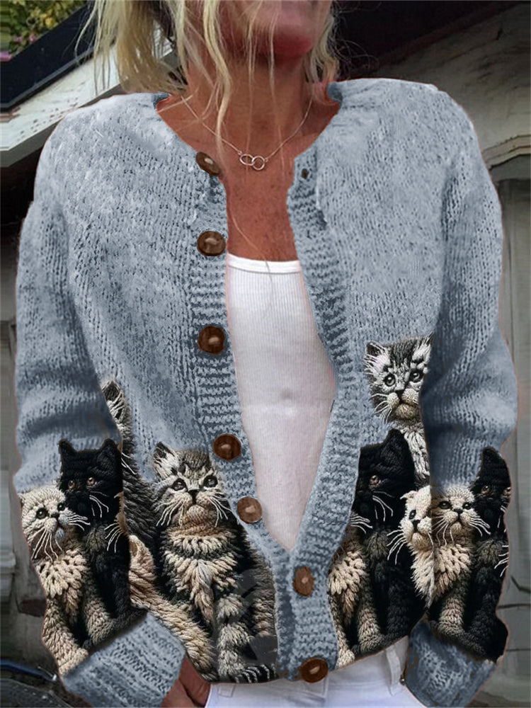 Cardigan dal design curato