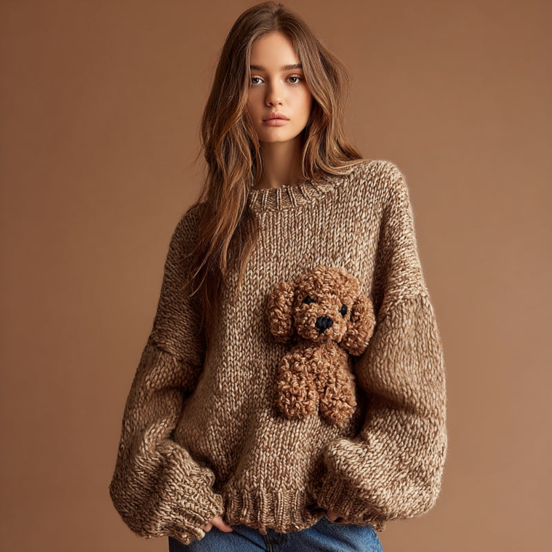 Maglione dal design curato