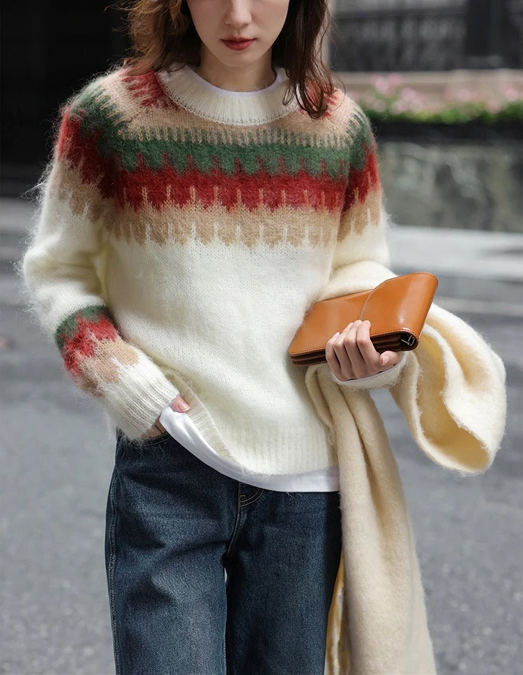 Maglione in stile vintage senza tempo