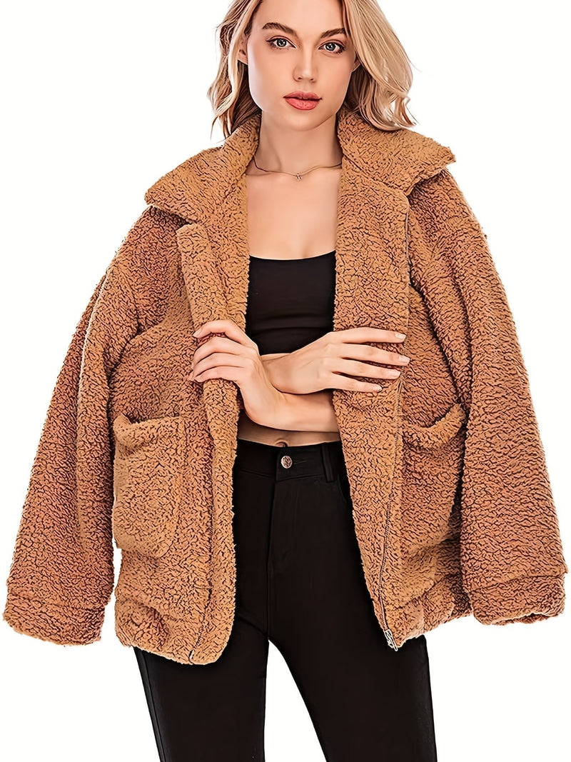 LP | cappotto elegante con chiusura a cerniera