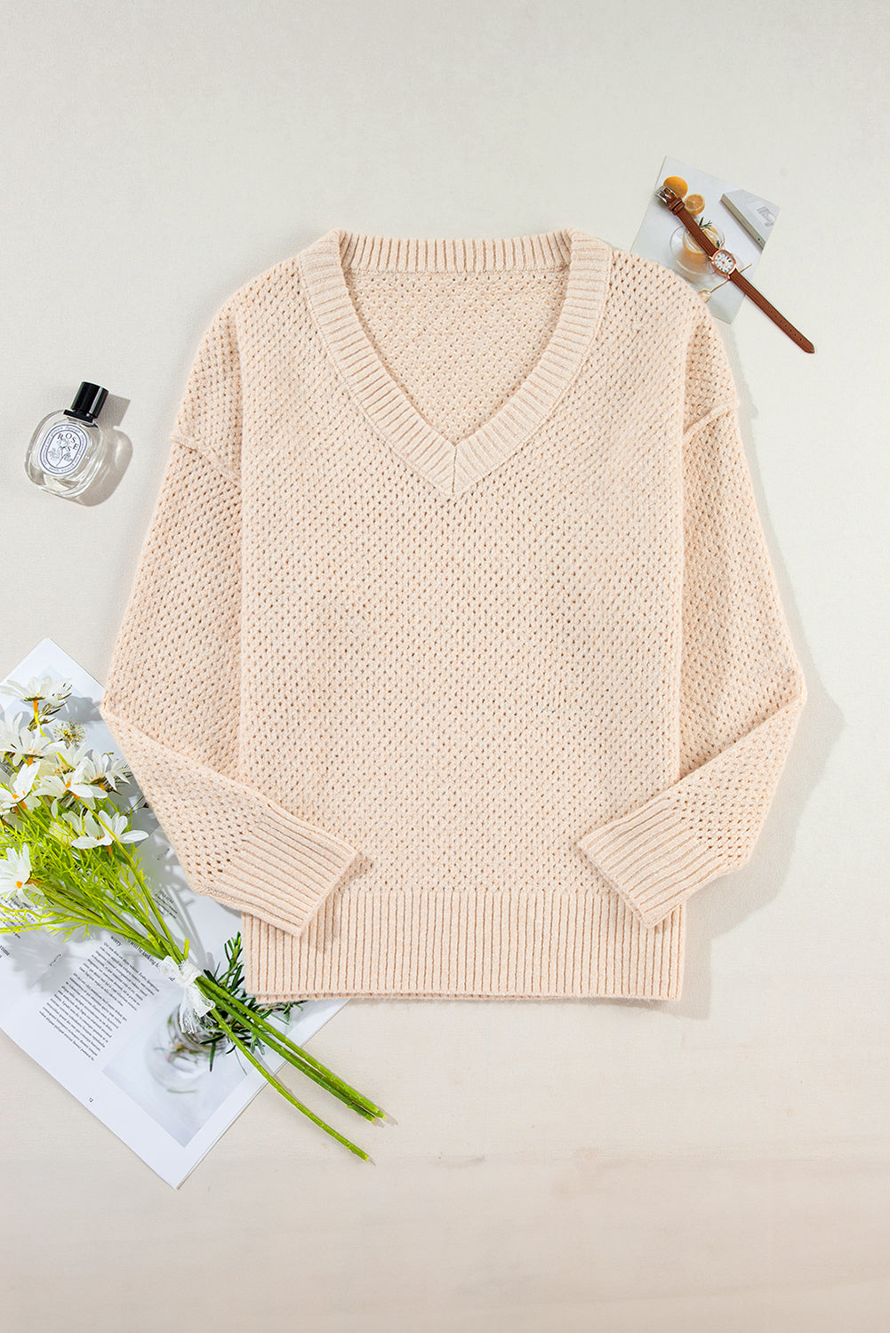 Maglione dal design curato