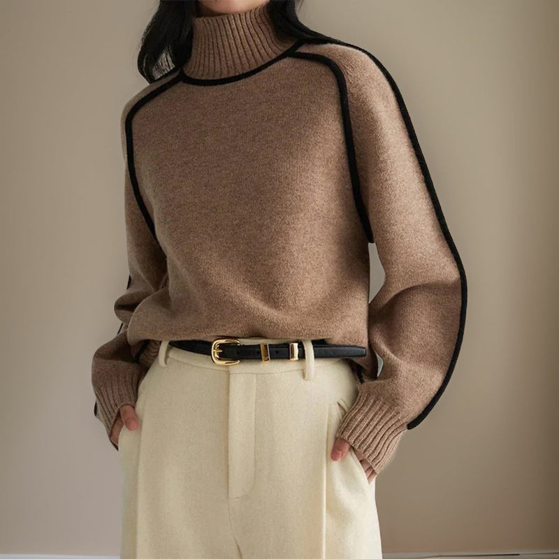 Maglione dal design curato