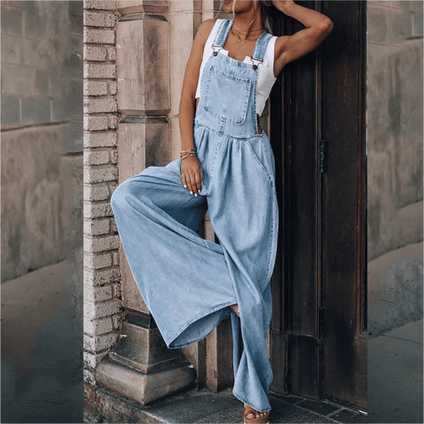 ER | Tuta in denim per donna