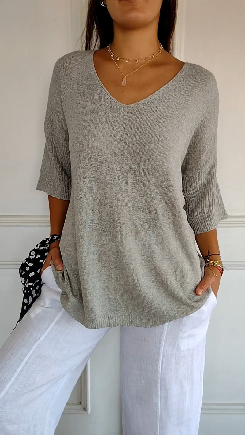 Maglione dal design curato