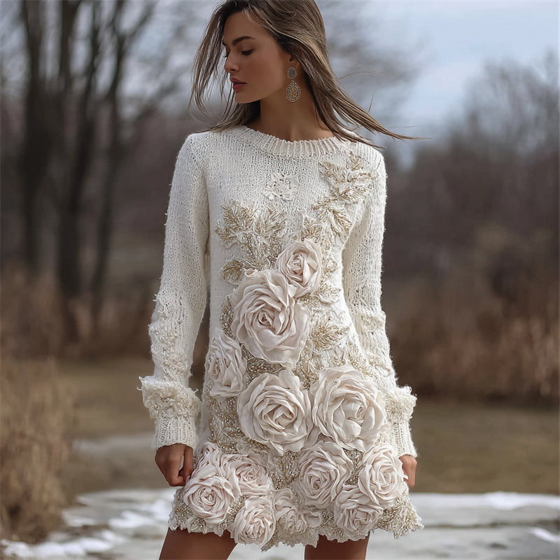 Maglione dal design curato