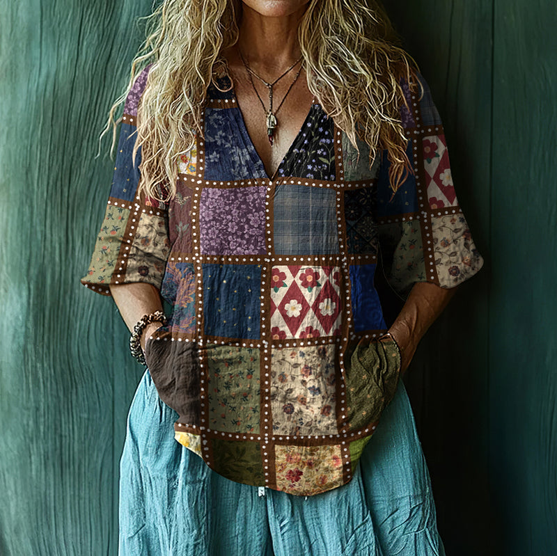 Camicia in stile vintage senza tempo