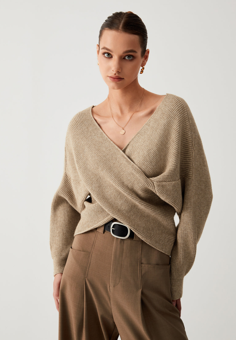 Maglione dal design curato