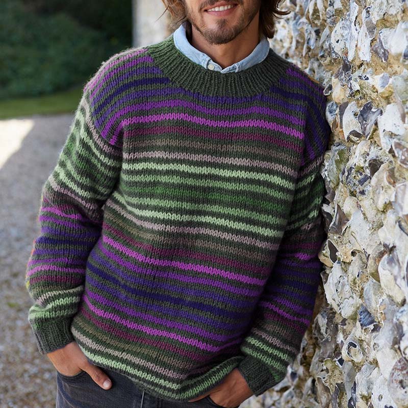 Maglione dal design curato