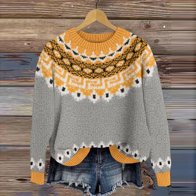 Maglione dal design curato