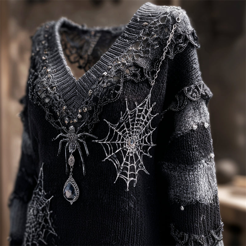 Maglione dal design curato