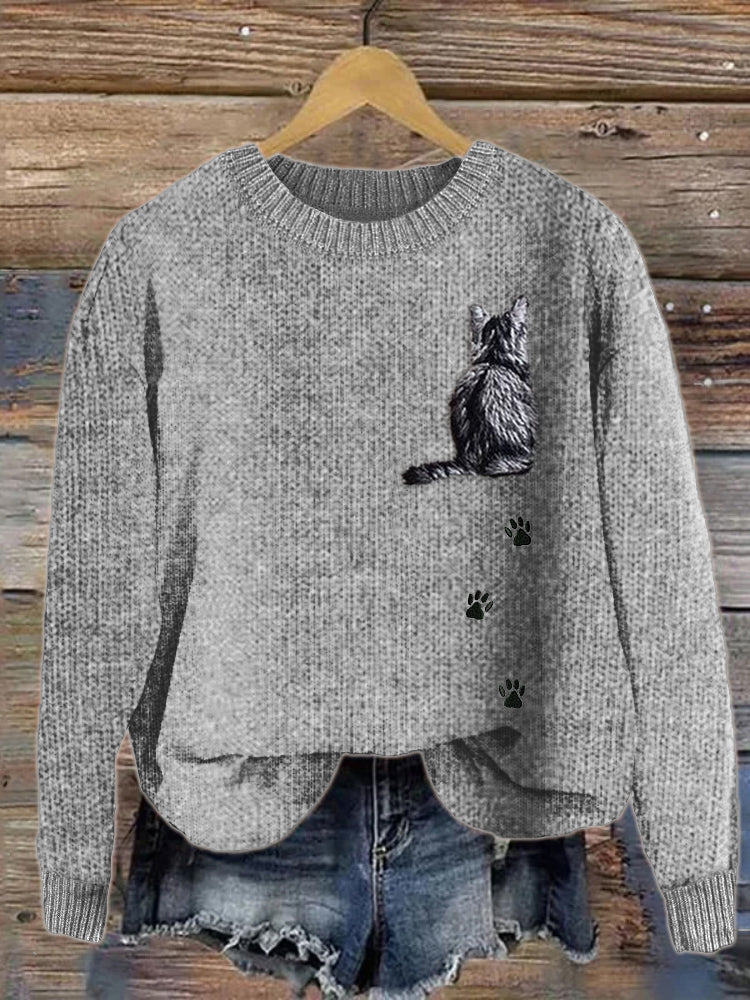 Maglione dal design curato