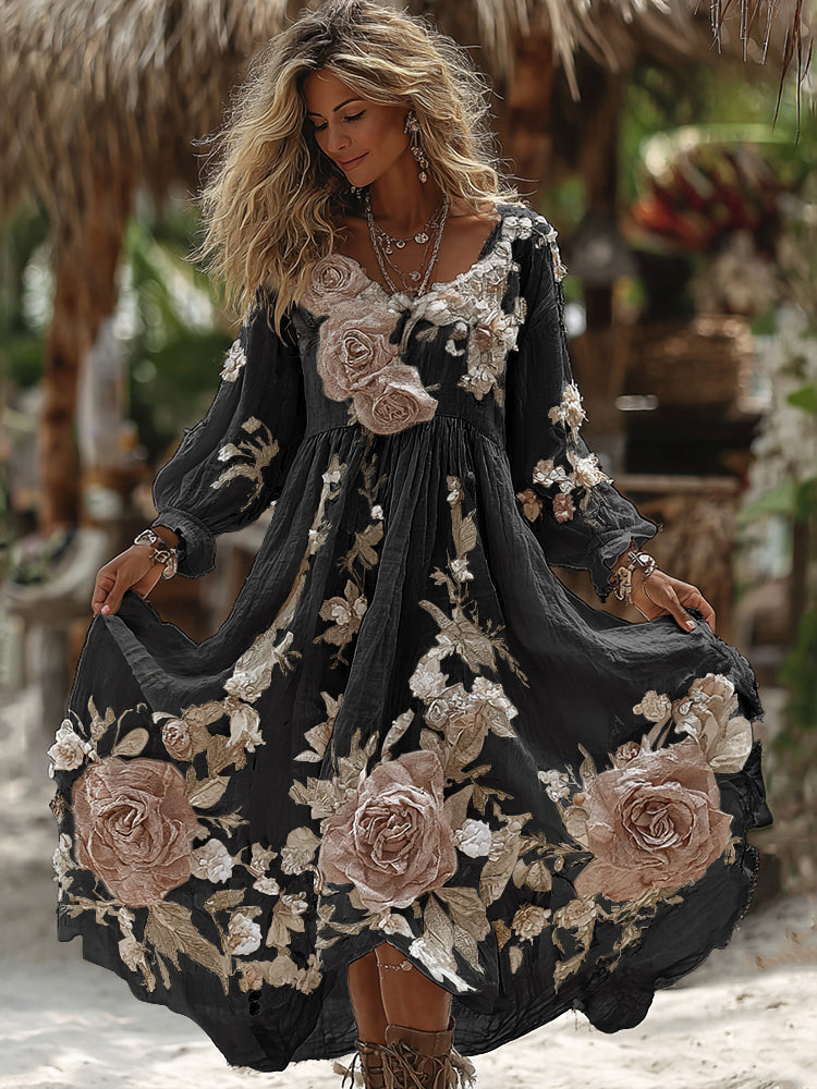 Vestito dal design curato