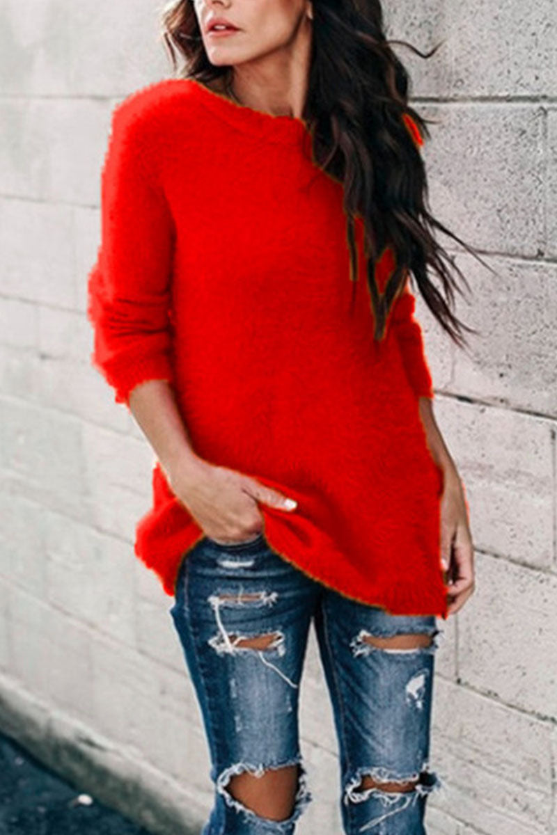 Maglione dal design curato