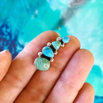 Argento Orecchino vintage fatto a mano