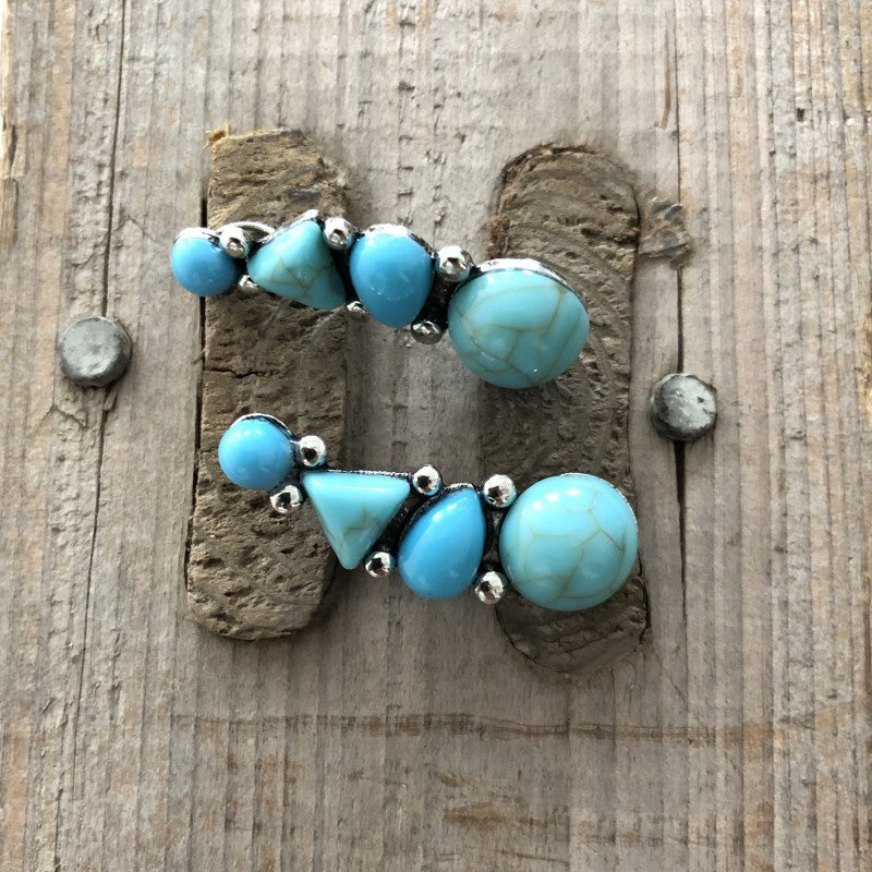 Argento Orecchino vintage fatto a mano