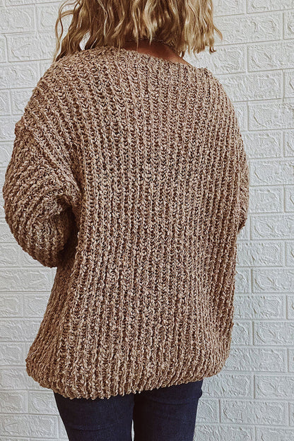 Maglione dal design curato