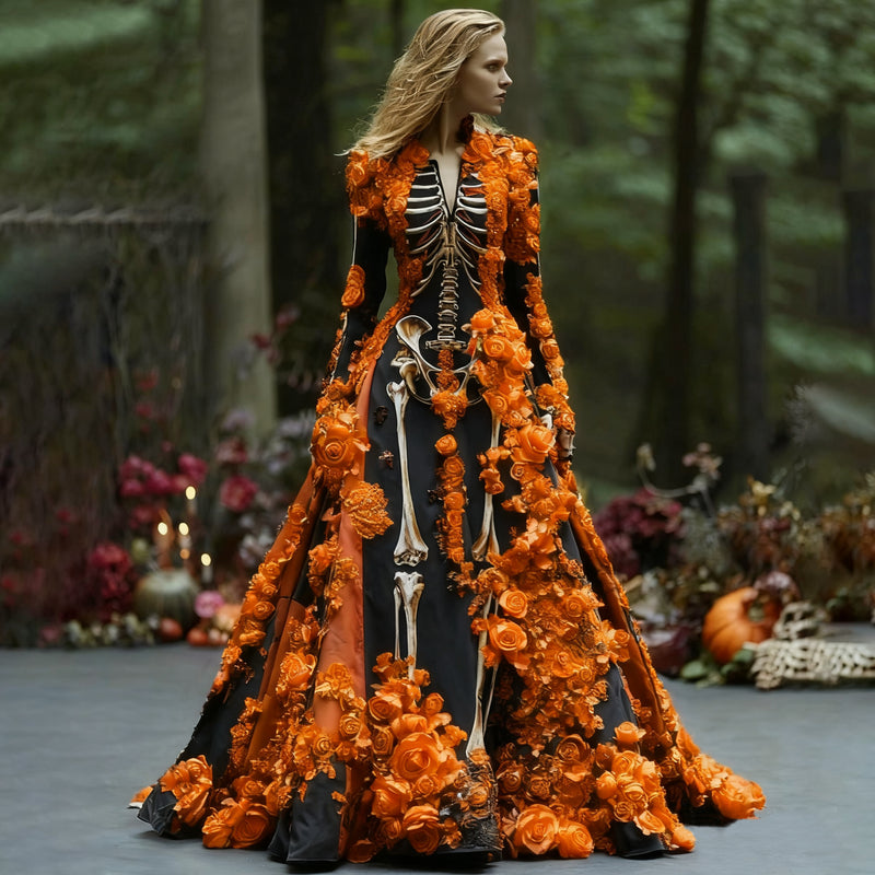 Vestito dal design curato