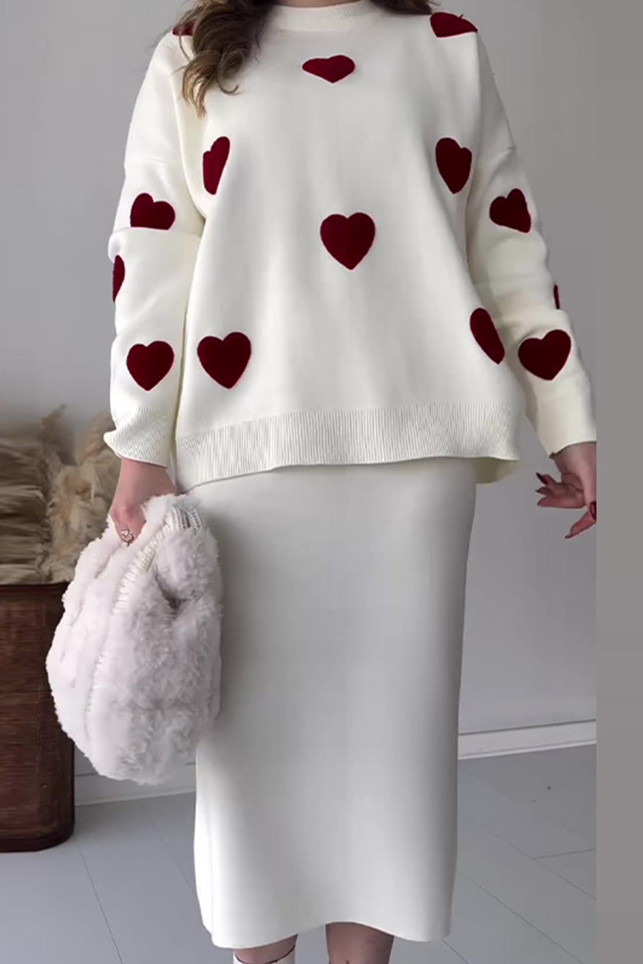 Maglione dal design curato