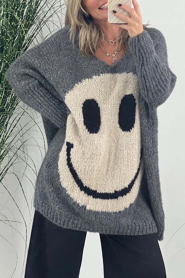 Maglione dal design curato