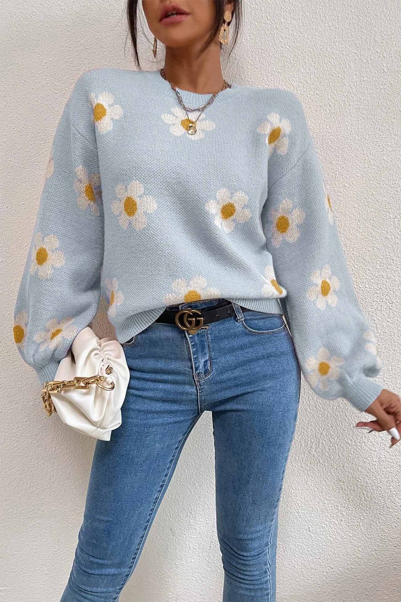 Maglione dal design curato
