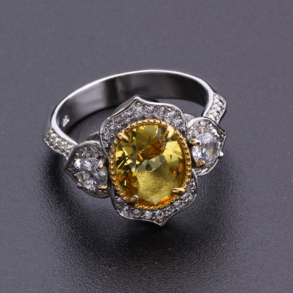 Oro Anello artigianale delicato