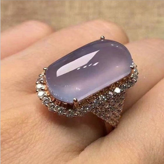 Oro Anello artigianale delicato