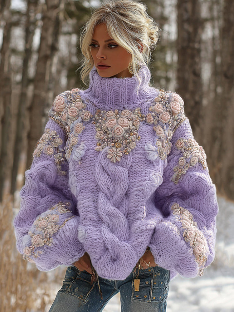 Maglione dal design aggraziato