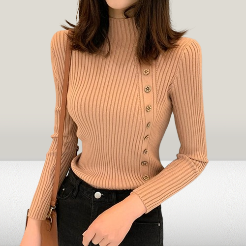 Maglione dal design curato