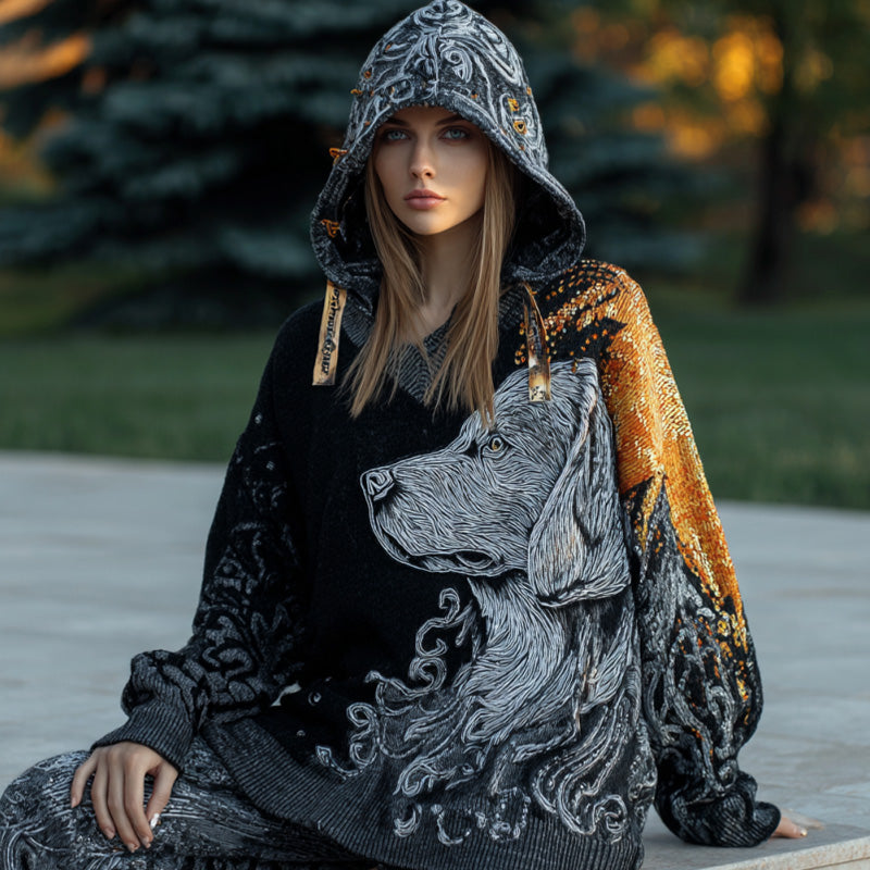 Maglione dal design curato